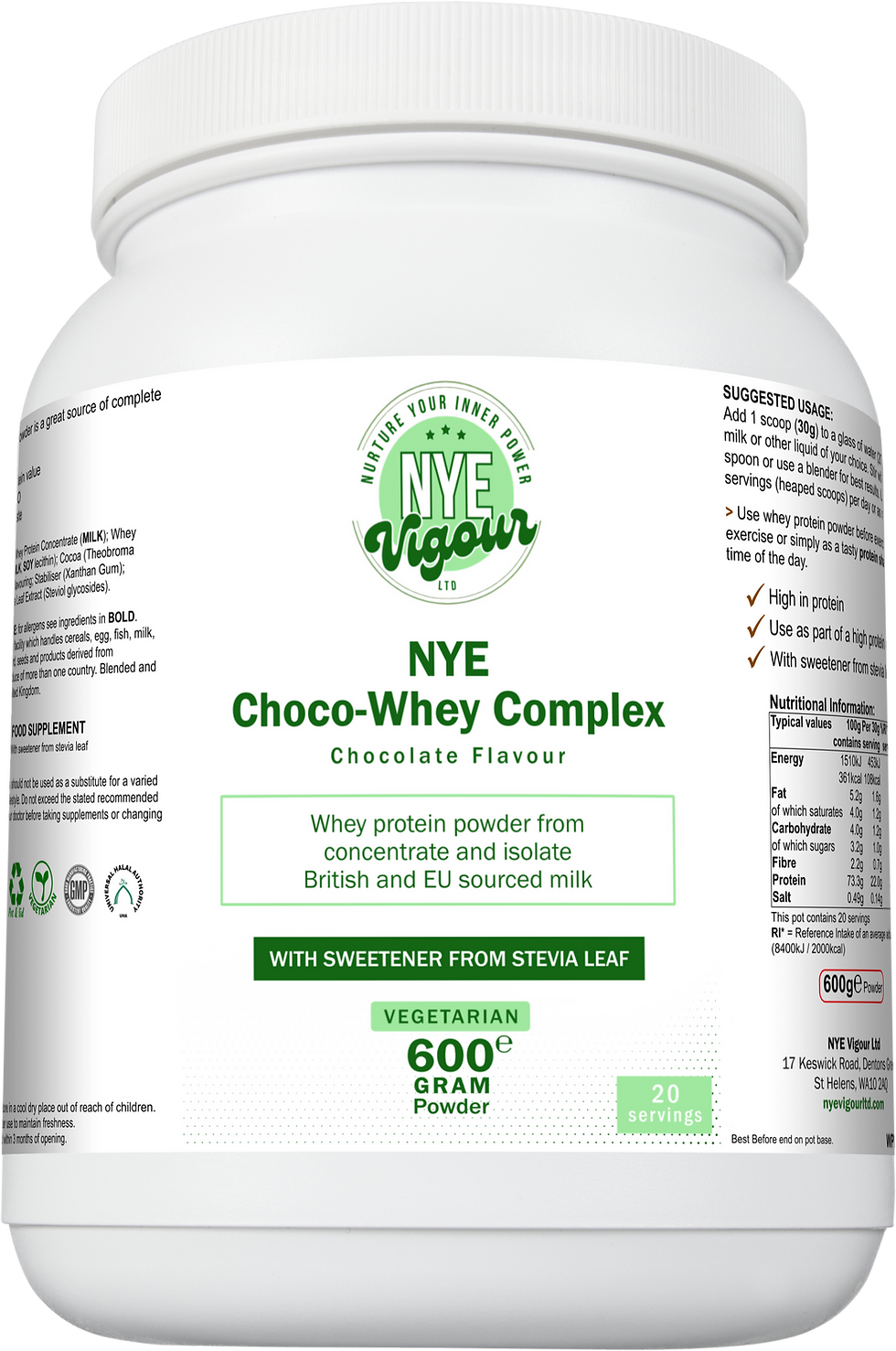 Thumbnail: NYE Choco-Whey Complex Chocolate Flavour