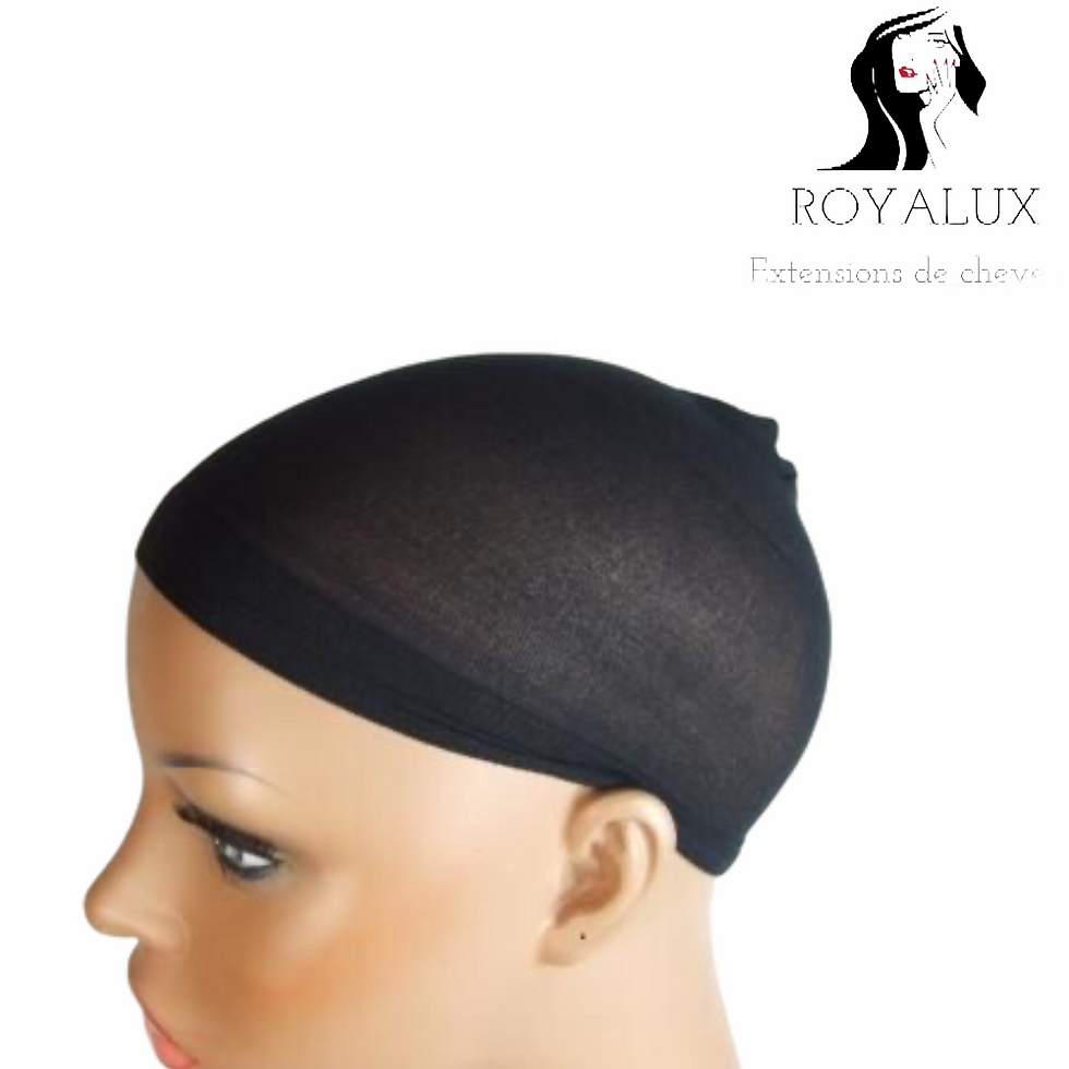 Miniature : Bonnet Perruque Femme Nylon Wig Cap Élastique noir