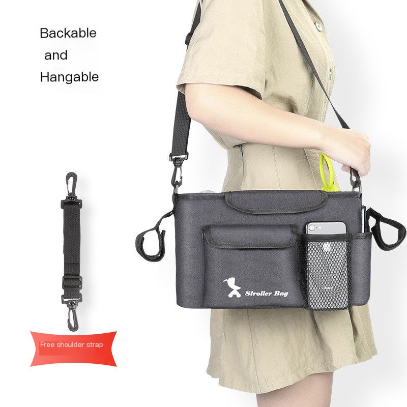 Thumbnail: Baby Carriage Organizer Bag for Parents on the Go