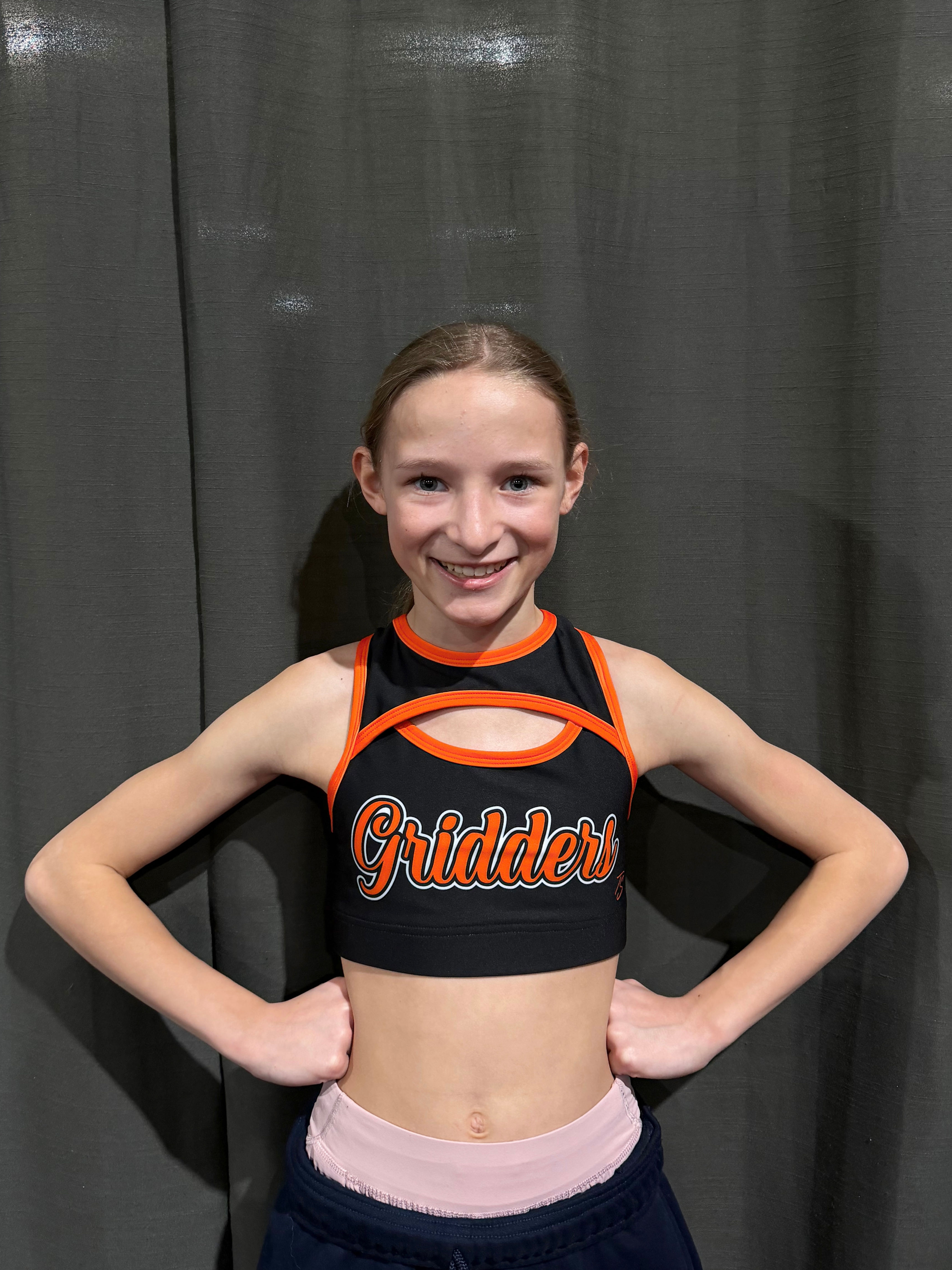 Gridders Cutout Sports Bra