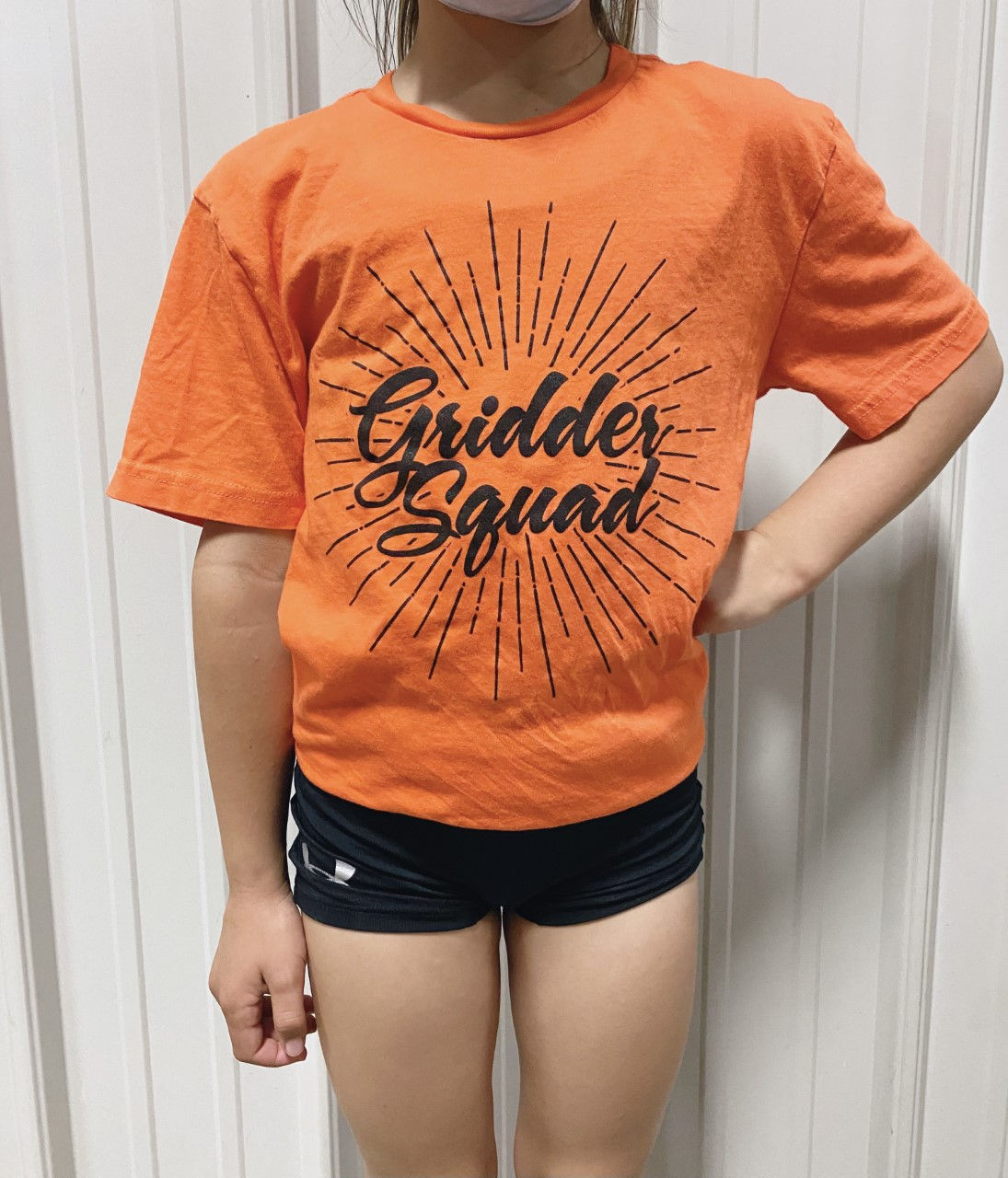 Orange Gridder Squad Tee
