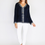 Thumbnail: Striped Collar Cardigan