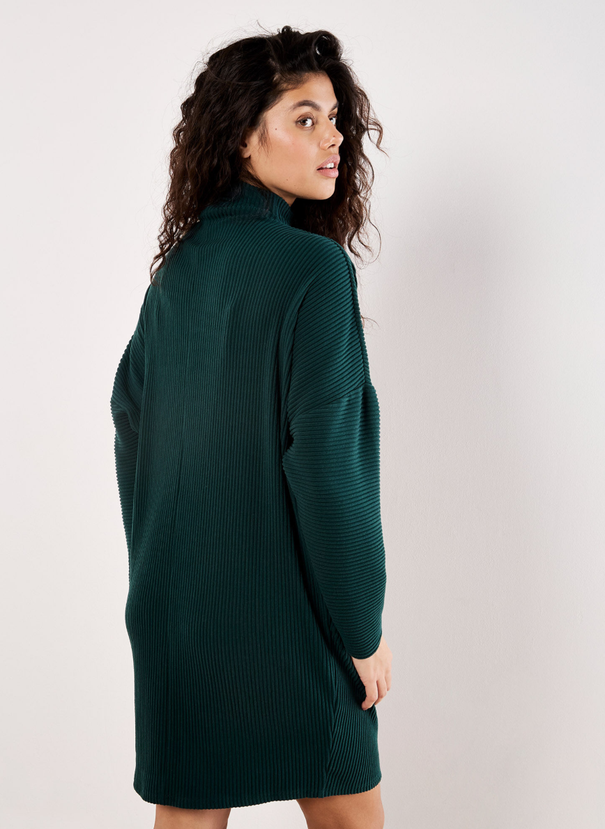 Miniaturbild: Ribbed Cocoon Mini Dress