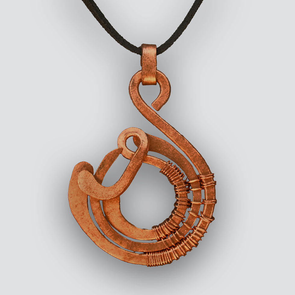 Kupferschmuck vom Schmied "Circlo"