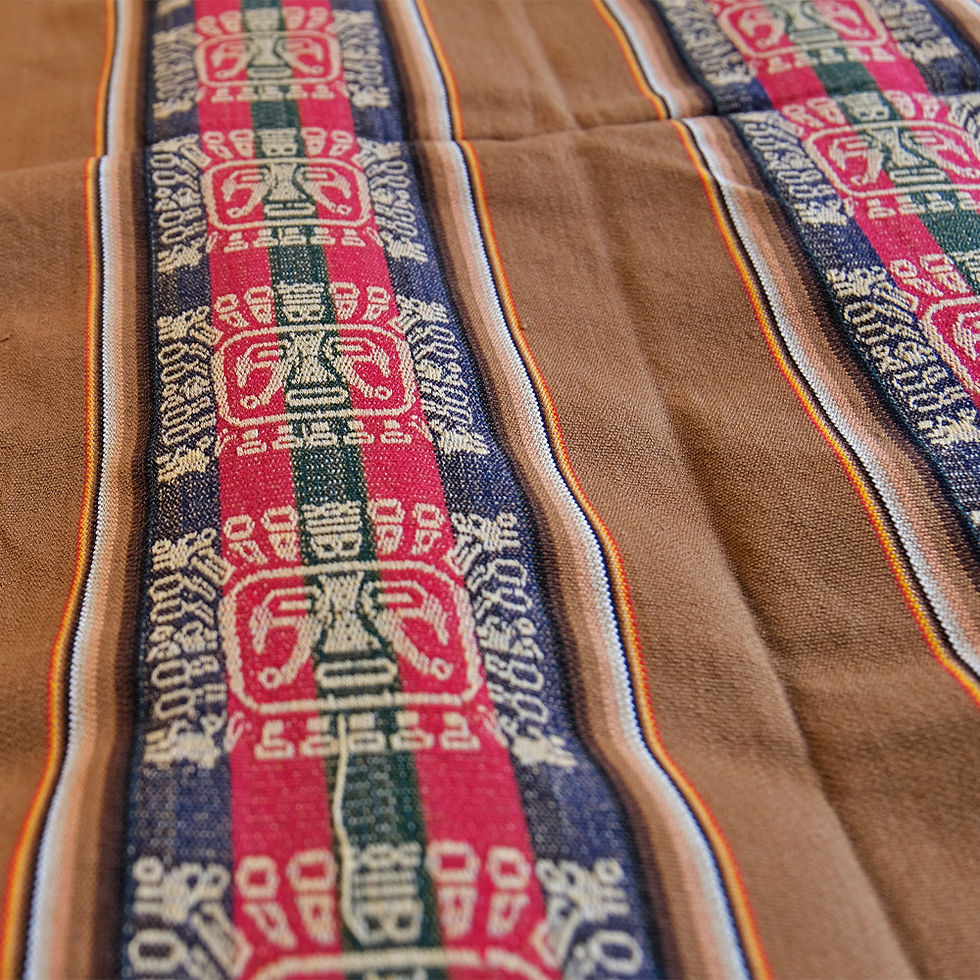 Aguayo Tuch Picknickdecke Muster