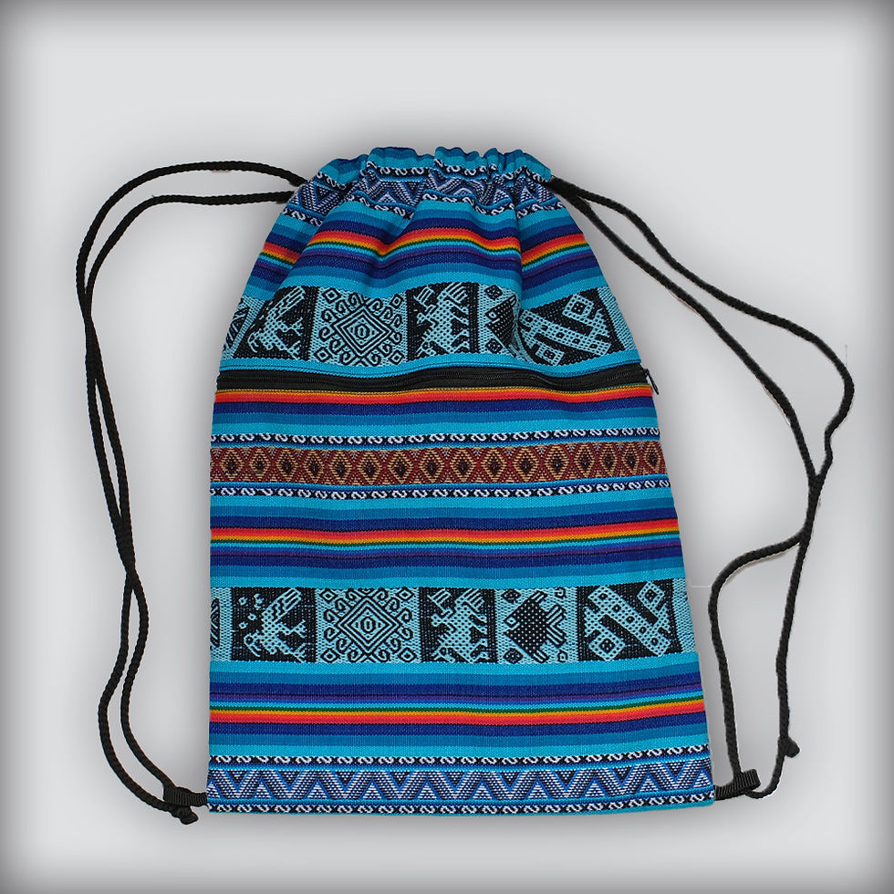 Sportbeutel aus Bolivien Vorderseite