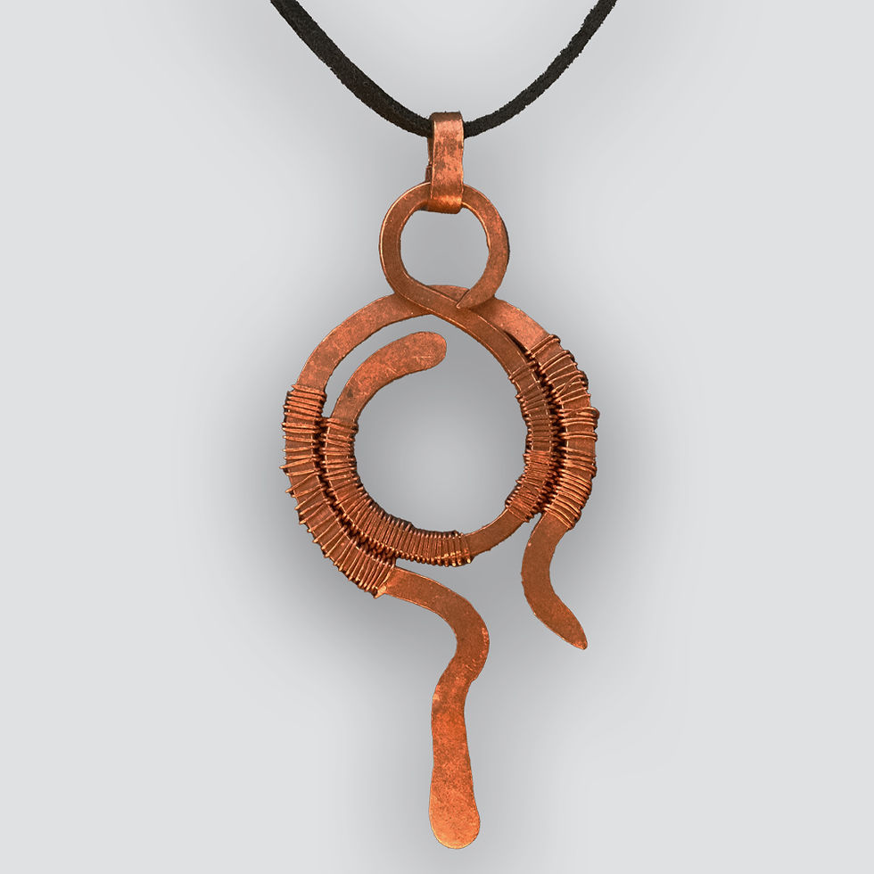 Kupferschmuck vom Schmied "Planeta"