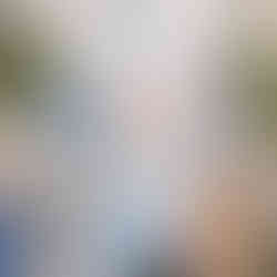 A mixed media image showing a seating 'ribbon' and floor markings