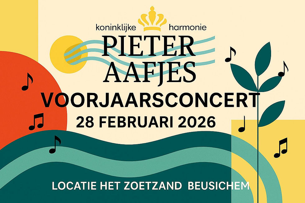 Bericht voor alle orkesten: wijziging concert 28 februari 2026