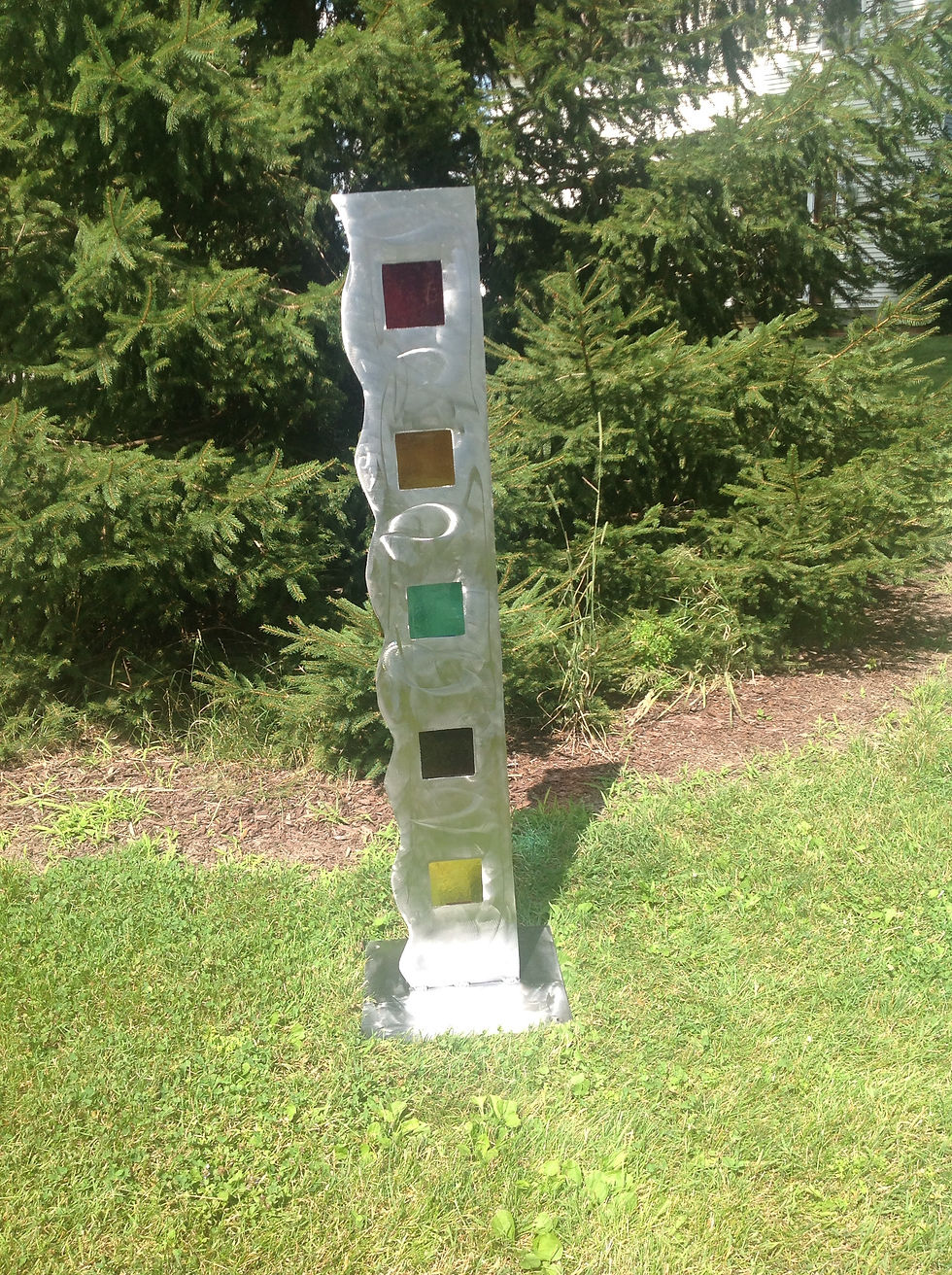 Aluminum & Glass - 5 Panel Tower