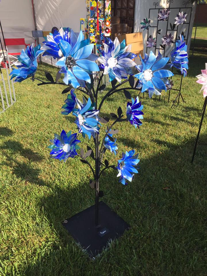 Glass Flower Tree- Large