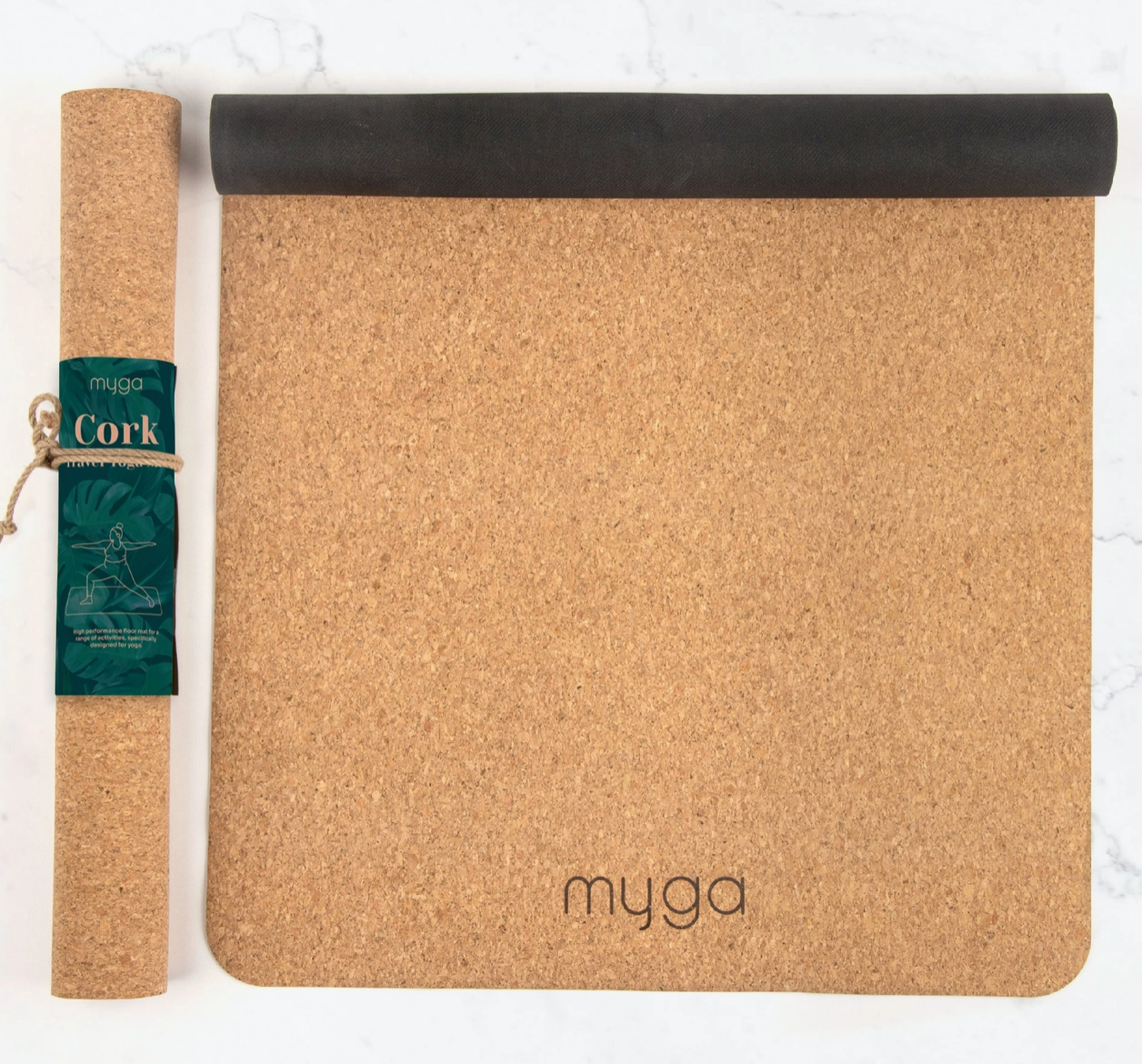 Myga Cork/Rubber Yoga Mat