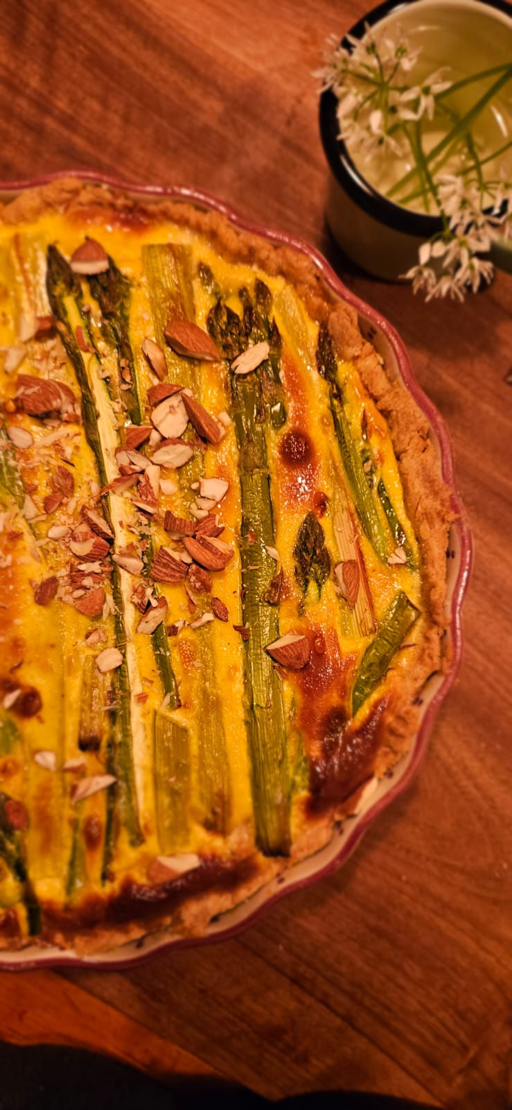 Rhabarber-Spargel-Tarte