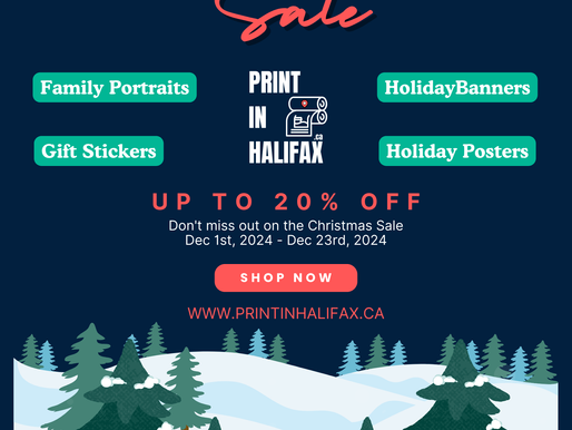 Célébrez la saison avec PrintinHalifax : Offres spéciales de vacances