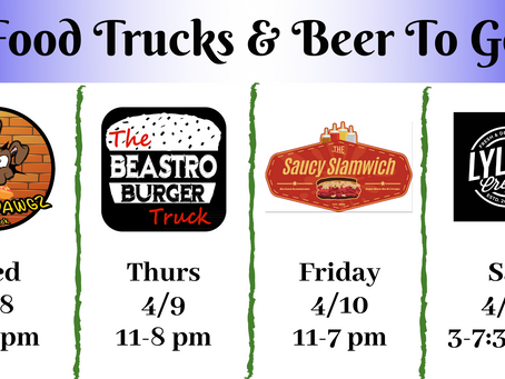 4/8 - 4/11 Food Trucks