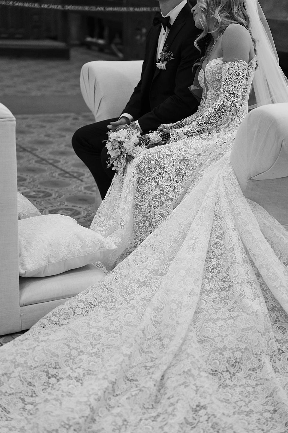 Romantic destination wedding at San José Lavista in San Miguel de Allende with a Galia Lahav gown, cathedral ceremony, sunset cocktail hour, and heartfelt moments captured by Regina Malo.