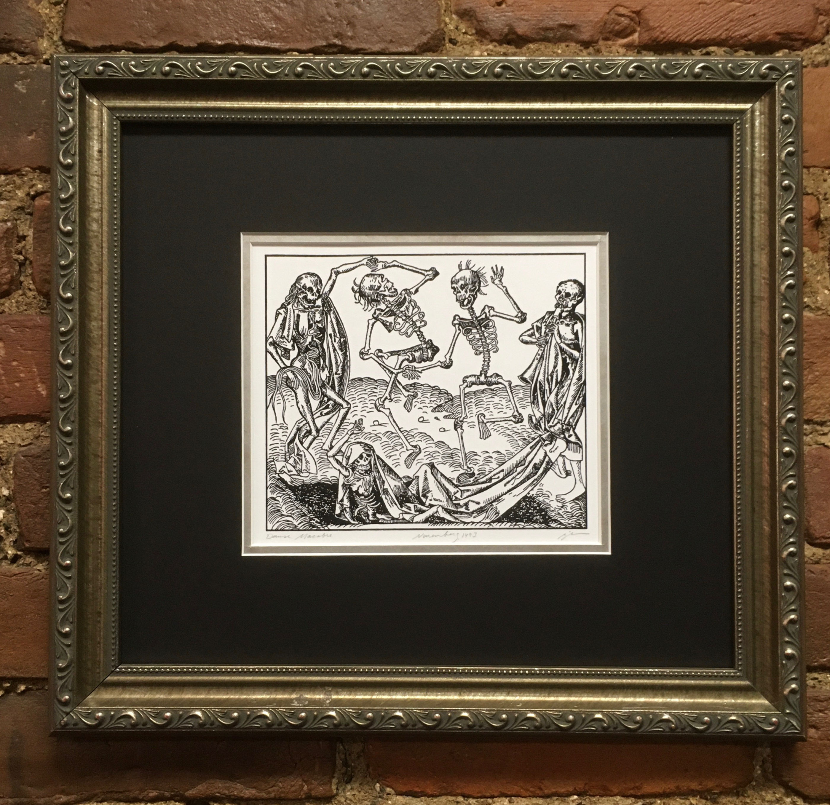 Danse Macabre (choice of black ink or colored)