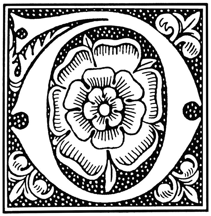 Thumbnail: Rose Alphabet "D"