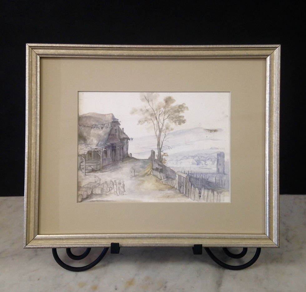 Landscape with Inn and Fence