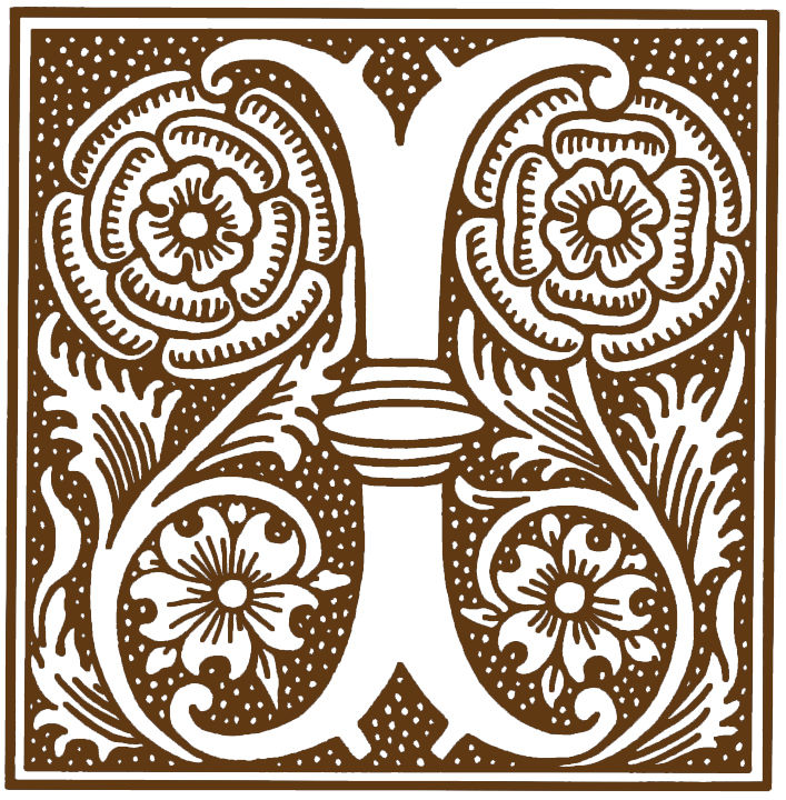 Thumbnail: Rose Alphabet "I"