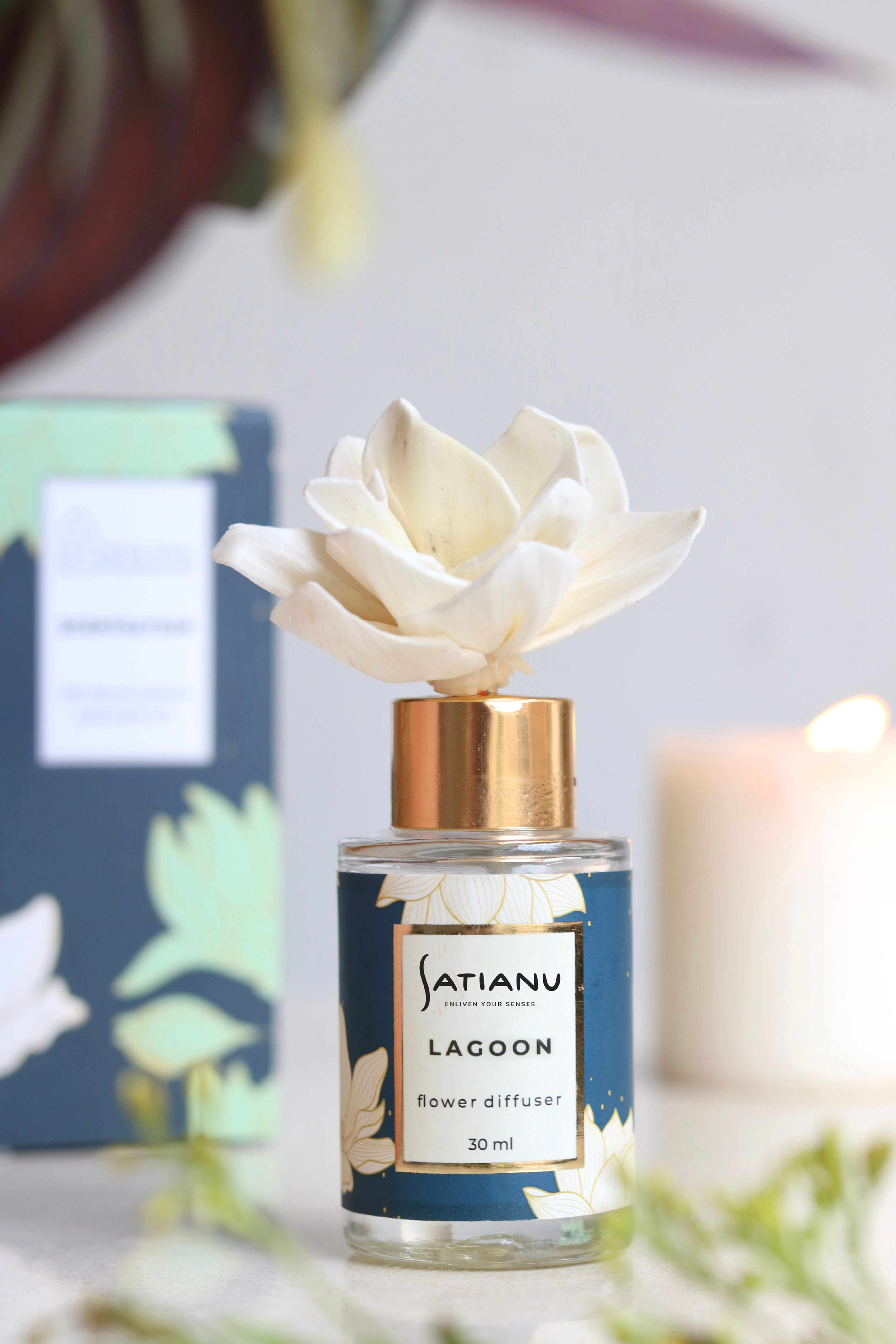 Lagoon Mini Flower Diffuser (30 ml) - Scentsation Collection
