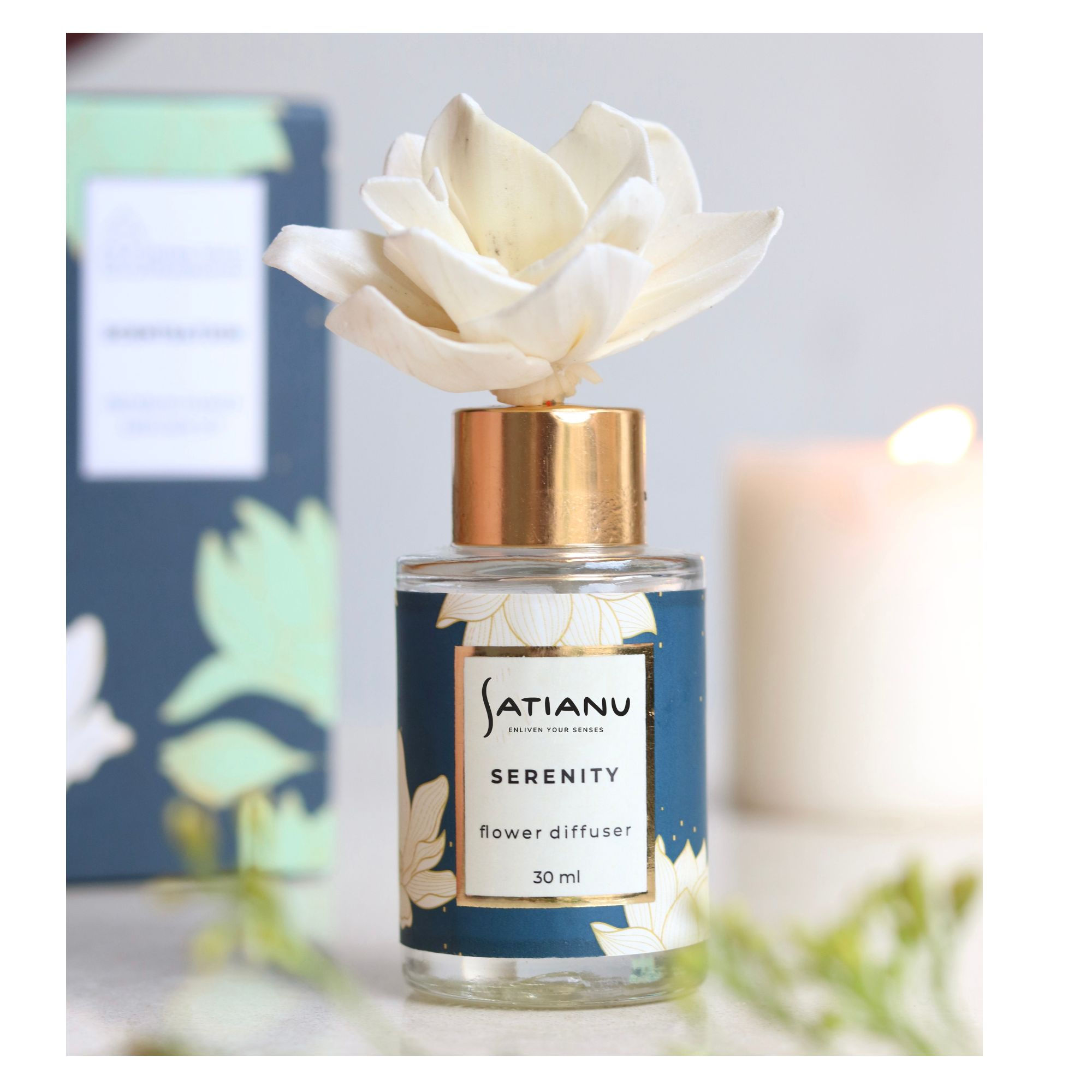 Serenity Mini Flower Diffuser (30 ml) - Scentsation Collection