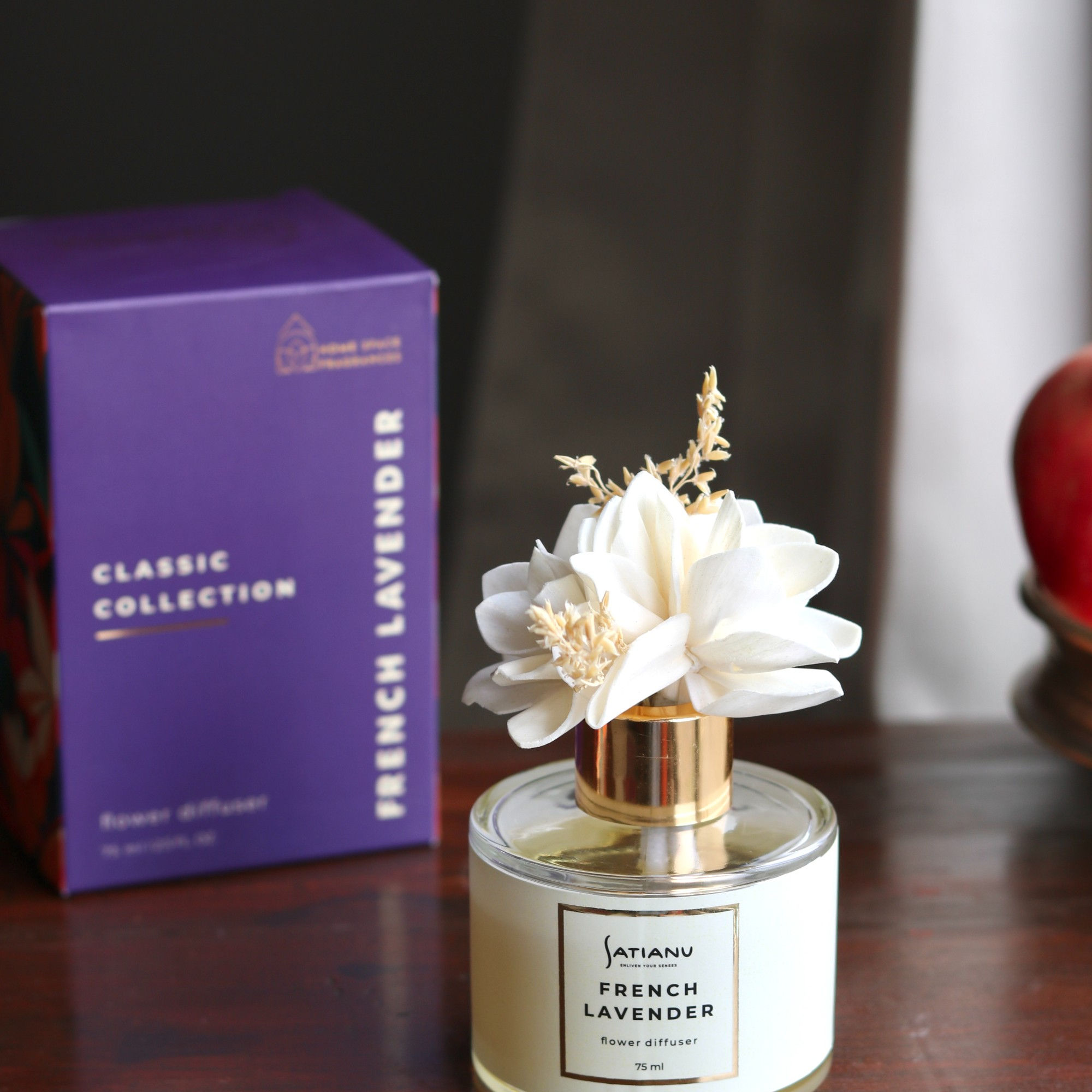 French Lavender Flower Diffuser (75 ml) - Classic Collection