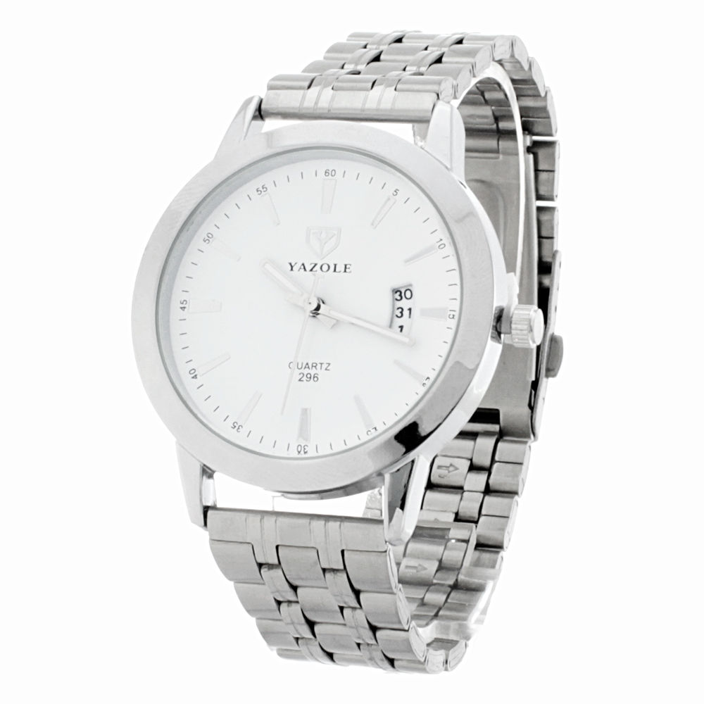 reloj yazole white ejecutivo