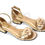 Miniatura: SANDALIAS SOBRIA FLOR ORO