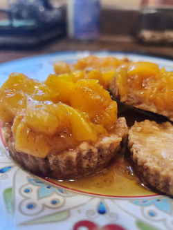 peach dessert