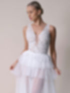 Bridal backless bodysuit