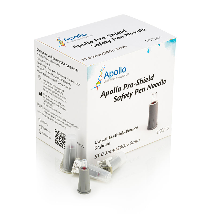 Apollo Pro-Shield Safety Pen Needle