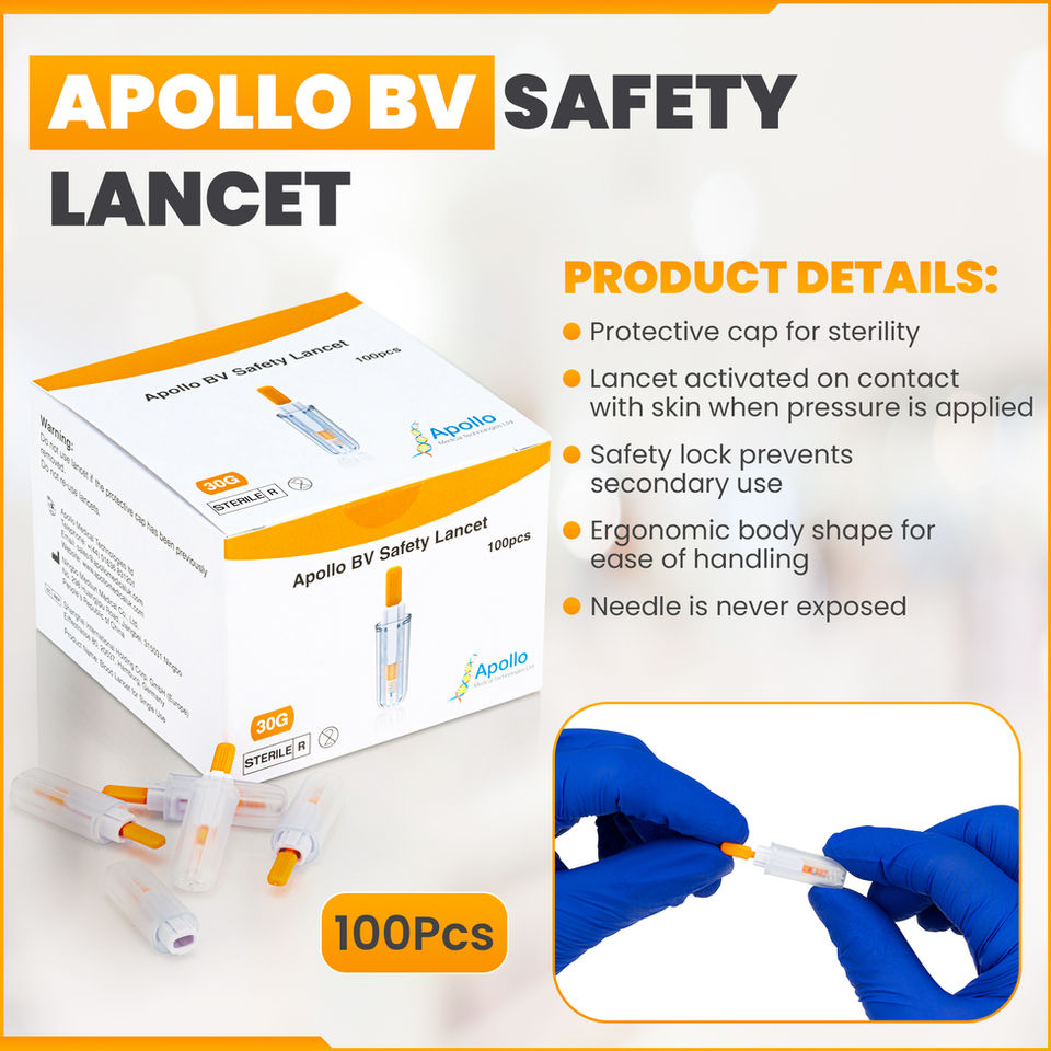 Apollo BV Safety Lancet