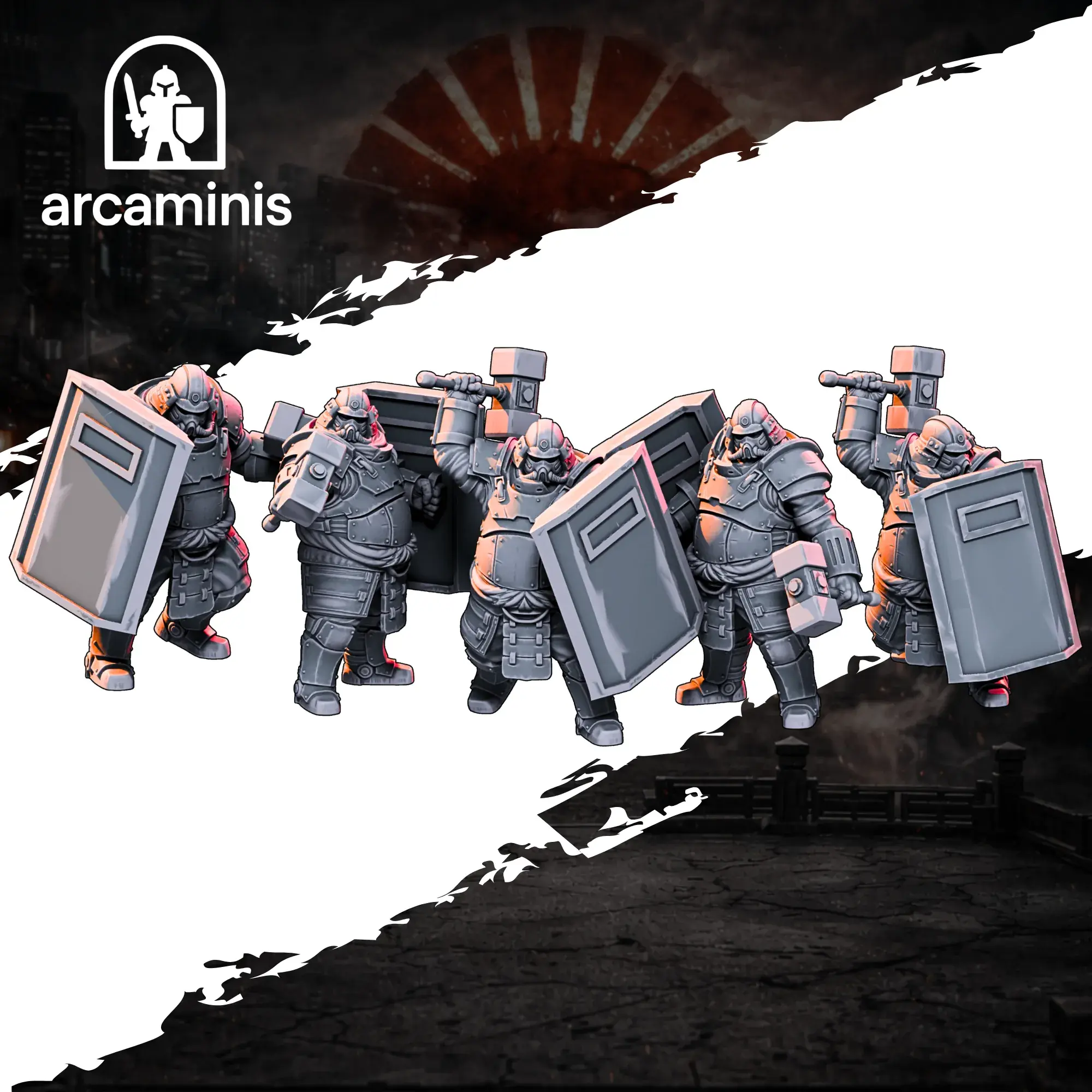 10x Bastion Brutes (5) & Cyber Katana (5) (32mm)