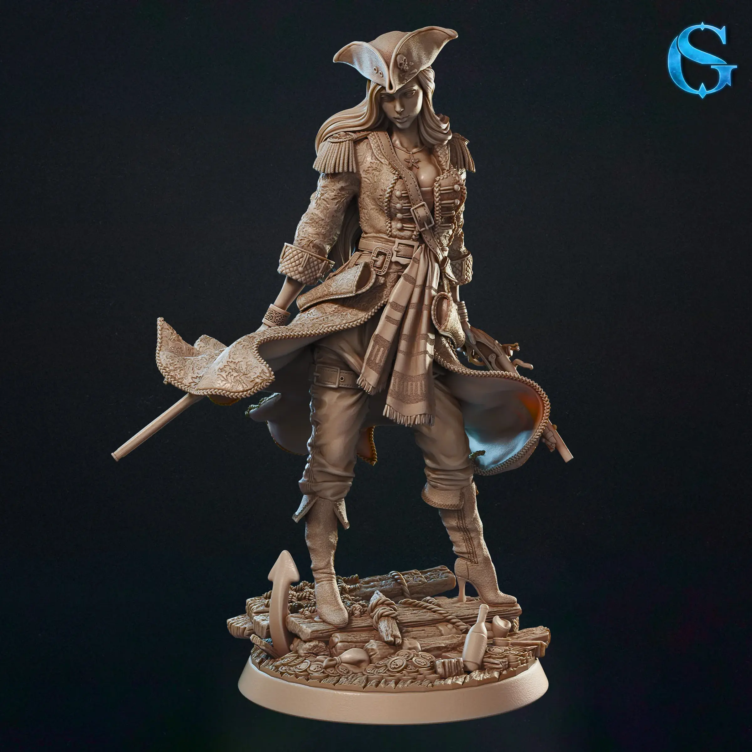 Elsie Surehand - Pirate Statue (185mm)