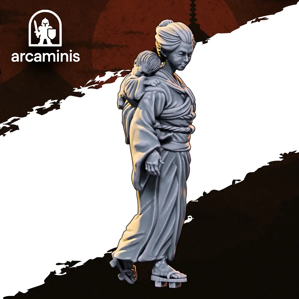 Thumbnail: 10x Ishikari Townsfolk Set 2 (32mm)