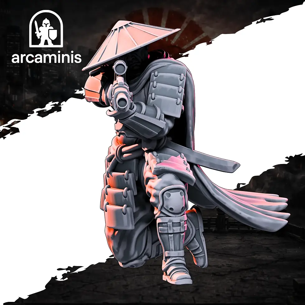 Thumbnail: 10x Ronin Gunners (5) & Shiden Mercenary (5) (32mm)