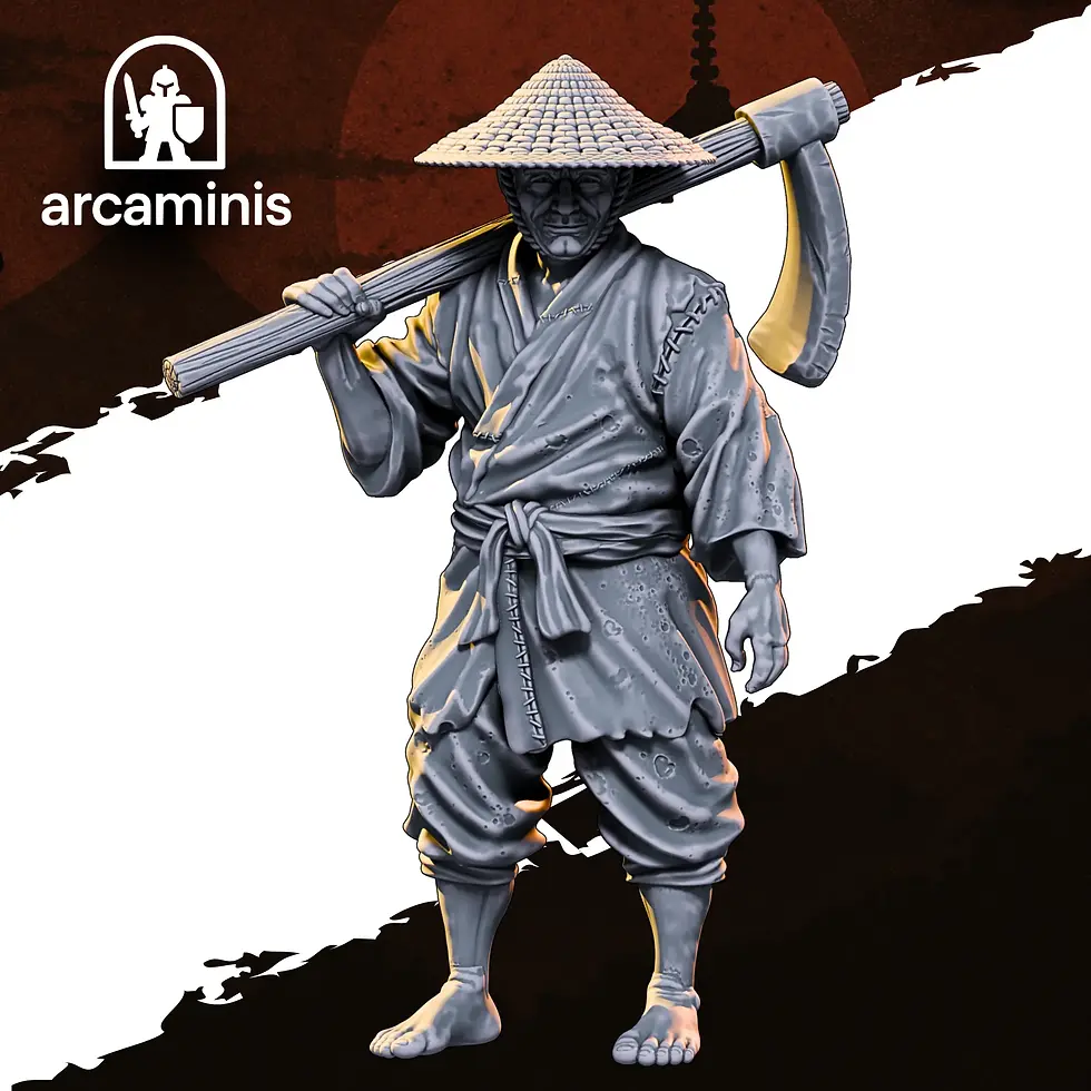 Thumbnail: 10x Ishikari Townsfolk Set 1 (32mm)