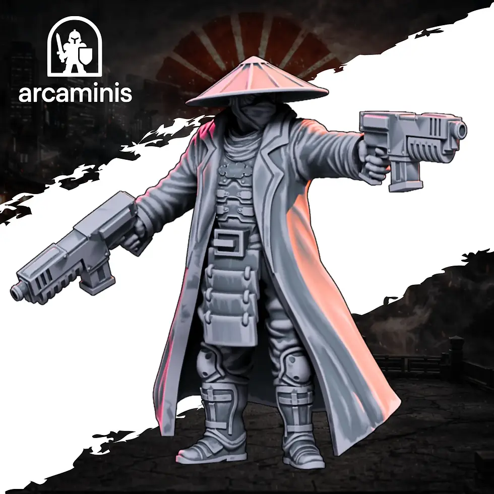 Thumbnail: 10x Kage Gun Samurai (5) & Neo Ashigaru (5) (32mm)