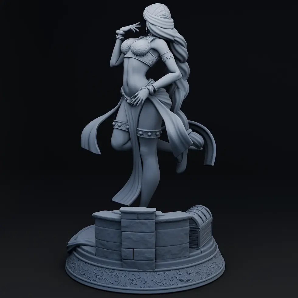 Thumbnail: Jade Courtesan (110mm + Base)