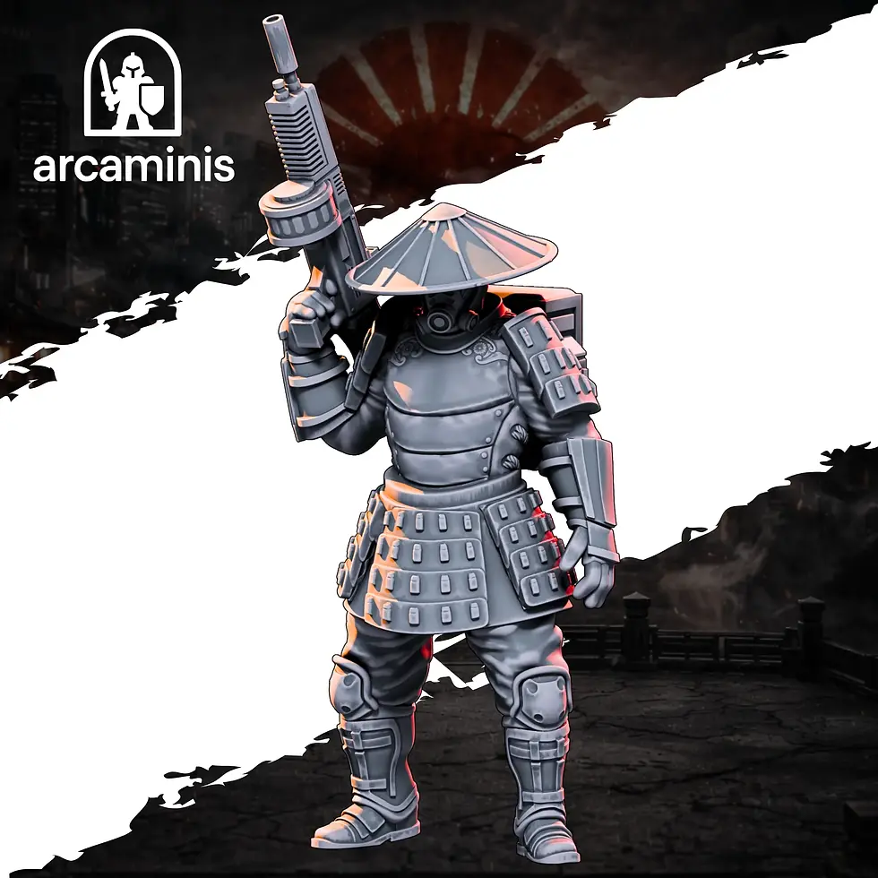 Thumbnail: 10x Kage Gun Samurai (5) & Neo Ashigaru (5) (32mm)