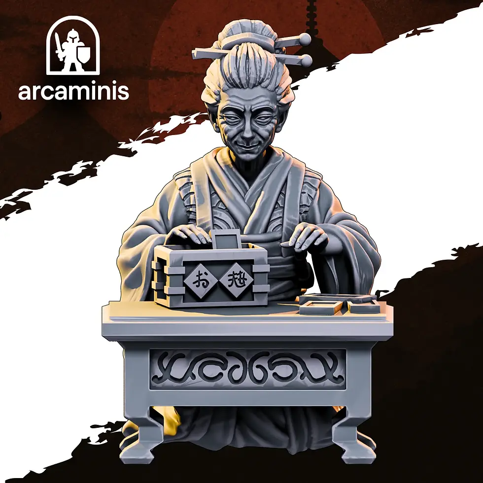 Thumbnail: 10x Ishikari Townsfolk Set 1 (32mm)