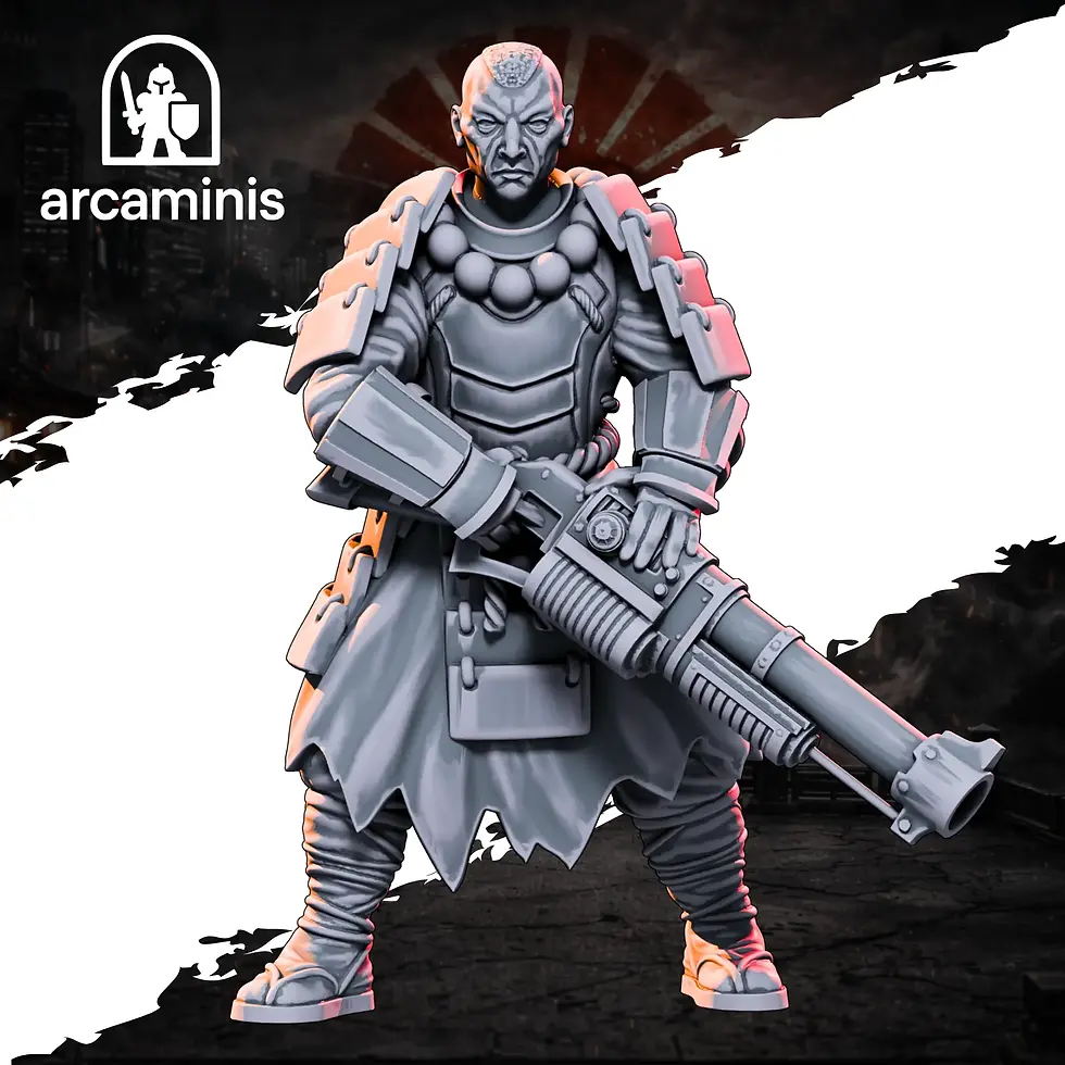 Thumbnail: 9x Oiran Guard (5) & Ozotsu Monks (4) (32mm)