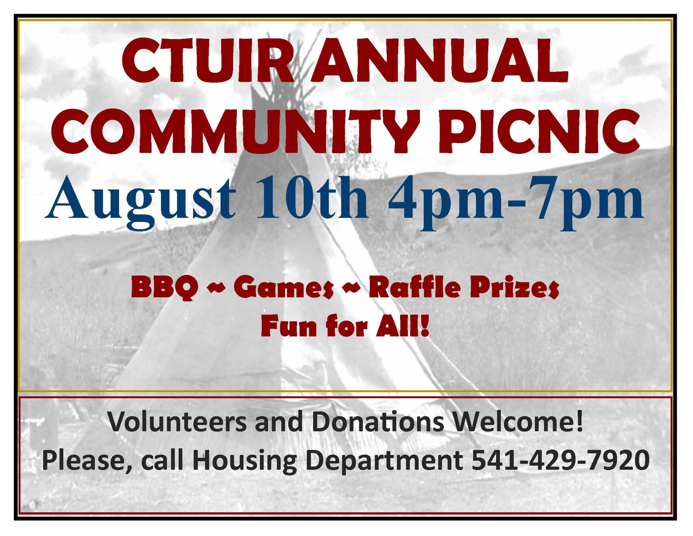 CTUIR Annual Community Picnic NCFS