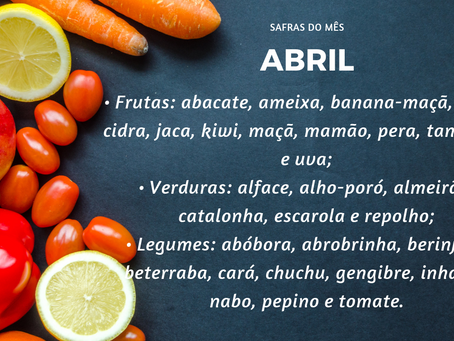 Safra de Abril| Minimalismo na Alimentação