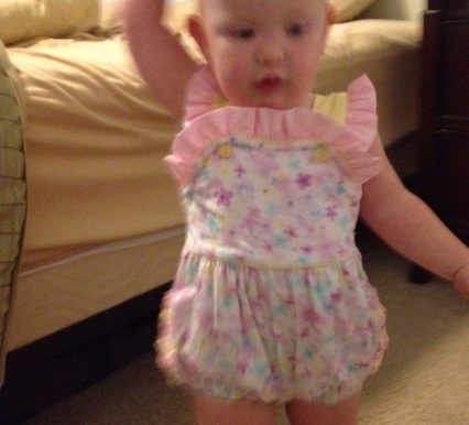 1 Yr old Alyssa on the Fashion Runway