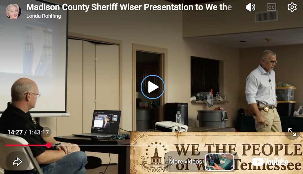 Madison County Sheriff Julian Wiser