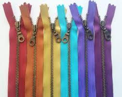 colored zippers