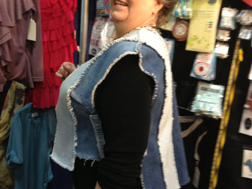 A Great Re-Cycled Denim Vest