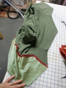 Full view hem silhouette